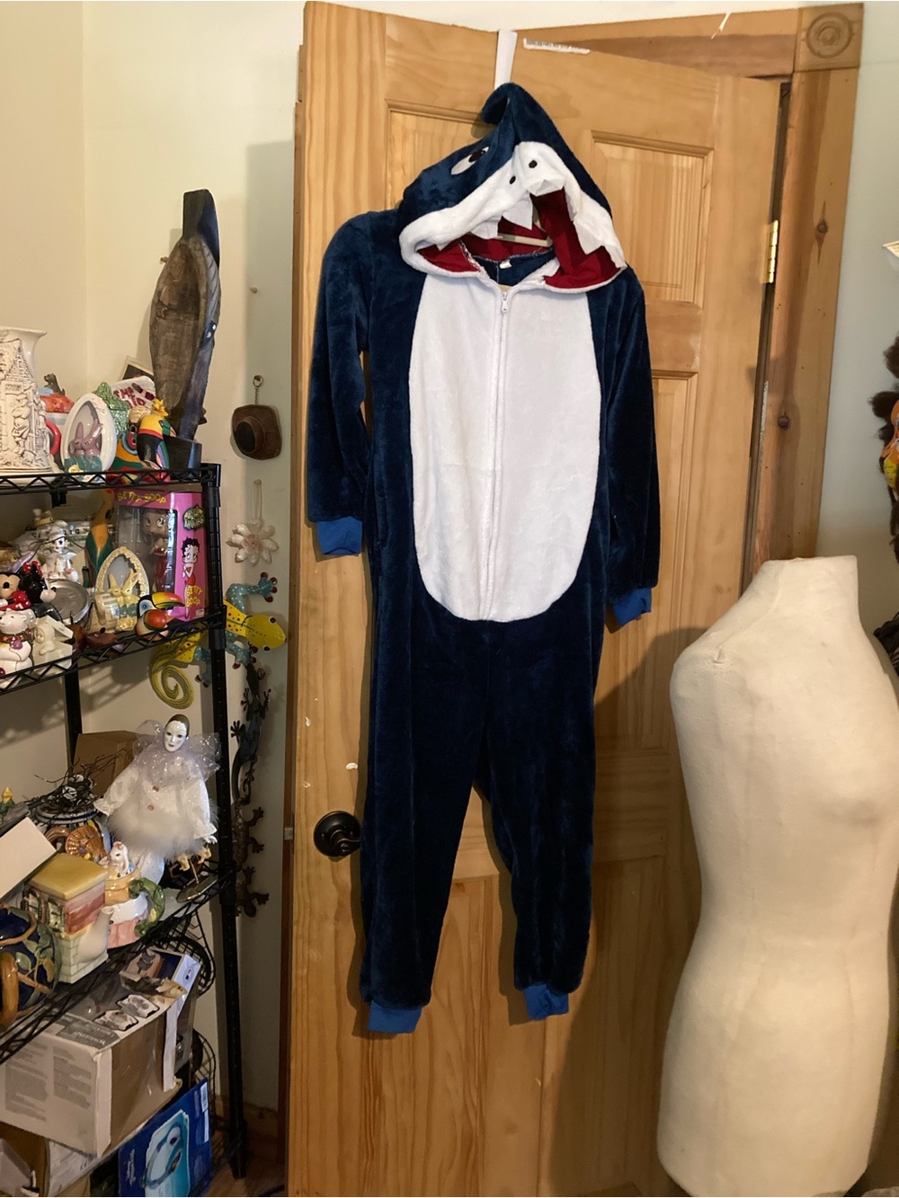 Kids shark onesie for Halloween costume